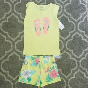 Carter's 2 piece shorts and top